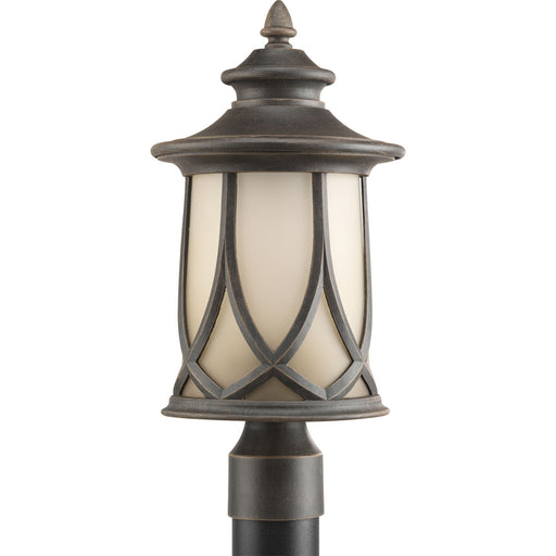 Resort One Light Post Lantern Aged Copper