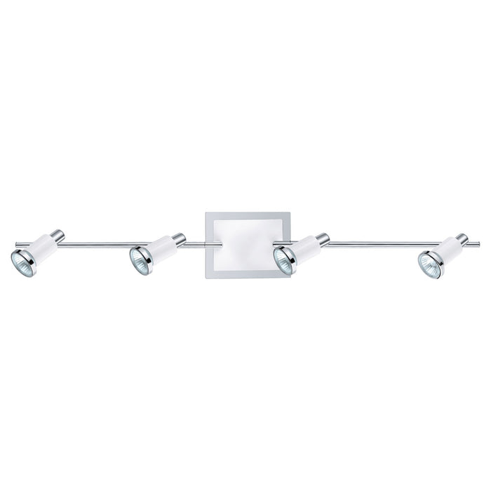 Eglo USA - 200099A - Four Light Fixed Track Light - Eridan - Chrome/Shiny White