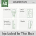 Wilder 60" Ceiling Fan-Fans-Hunter-Lighting Design Store