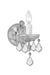 Crystorama - 4471-CH-CL-SAQ - One Light Wall Sconce - Maria Theresa - Polished Chrome