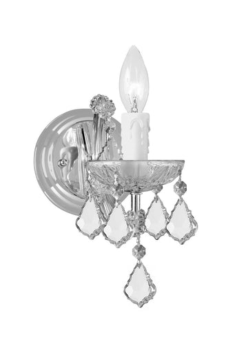 Maria Theresa One Light Wall Sconce Polished Chrome
