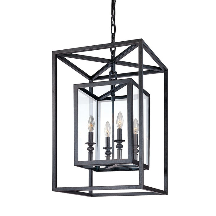 Troy Lighting - F9994-MB - Four Light Lantern - Morgan - Matte Black