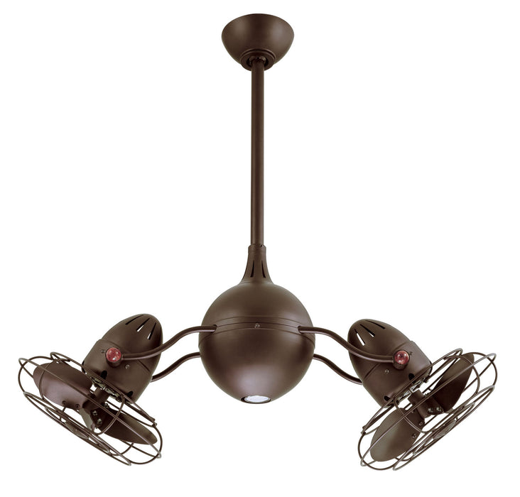 Matthews Fan Company - AQ-TB-MTL - 38 Inch Ceiling Fan - Acqua - Textured Bronze