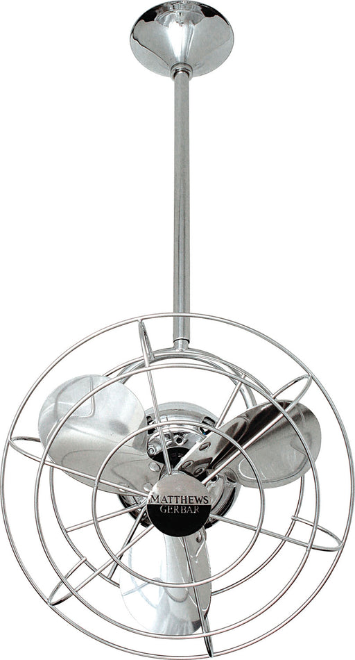 Matthews Fan Company - BD-CR-MTL-DAMP - 16 Inch Ceiling Fan - Bianca Direcional - Polished Chrome