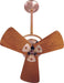 Matthews Fan Company - BD-CP-WD - 16 Inch Ceiling Fan - Bianca Direcional - Polished Copper