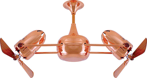 Matthews Fan Company - DD-CP-WD - 36 Inch Ceiling Fan - Duplo-Dinamico - Polished Copper
