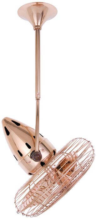 Matthews Fan Company - JD-CP-MTL - 16 Inch Ceiling Fan - Jarold Direcional - Polished Copper