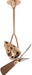 Matthews Fan Company - JD-CP-WD - 16 Inch Ceiling Fan - Jarold Direcional - Polished Copper