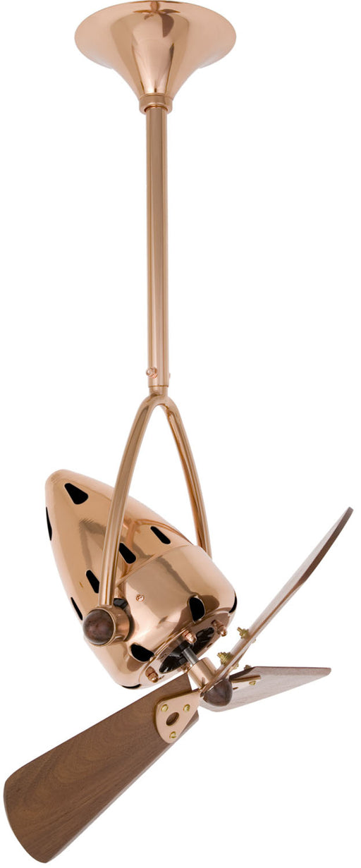 Matthews Fan Company - JD-CP-WD - 16 Inch Ceiling Fan - Jarold Direcional - Polished Copper