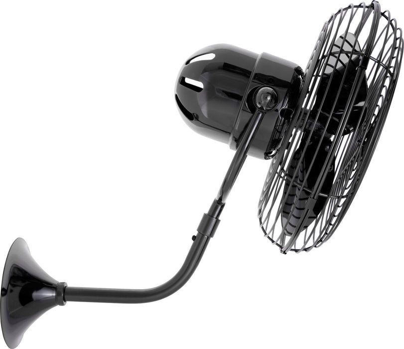 Matthews Fan Company - MP-BKN-MTL - 19 Inch Wall Fan - Michelle Parede - Black Nickel