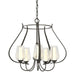 Hubbardton Forge - 103045-SKT-07-ZS0354 - Five Light Chandelier - Flora - Dark Smoke