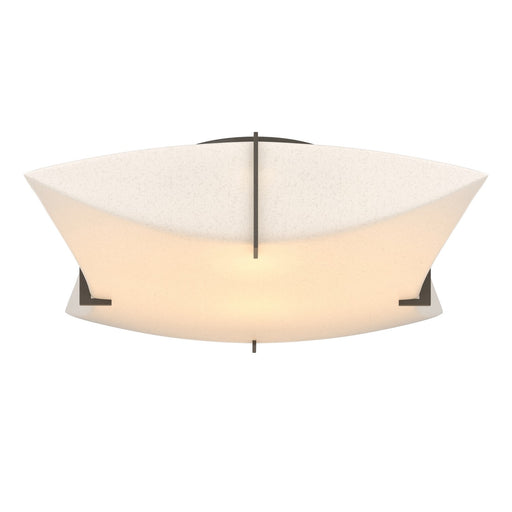 Bento Two Light Semi-Flush Mount Dark Smoke