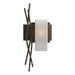Hubbardton Forge - 207670-SKT-RGT-05-GG0351 - One Light Wall Sconce - Brindille - Bronze