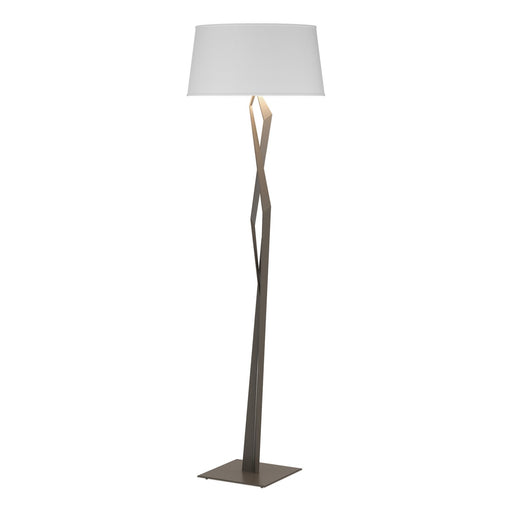 Facet One Light Floor Lamp Dark Smoke