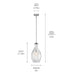 Kichler - 42047CH - One Light Pendant - Everly - Chrome