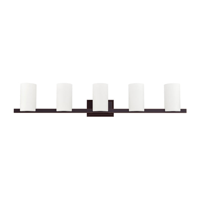 Livex Lighting - 1335-67 - Five Light Bath Vanity - Astoria - Hand Applied Olde Bronze