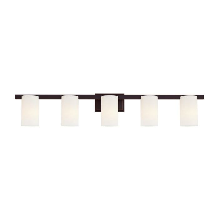 Livex Lighting - 1335-67 - Five Light Bath Vanity - Astoria - Hand Applied Olde Bronze