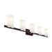 Livex Lighting - 1335-67 - Five Light Bath Vanity - Astoria - Hand Applied Olde Bronze