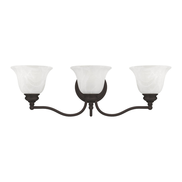 Livex Lighting - 1353-07 - Three Light Bath Vanity - Essex - Bronze
