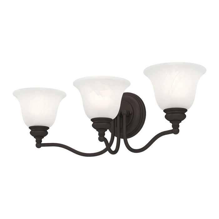 Livex Lighting - 1353-07 - Three Light Bath Vanity - Essex - Bronze
