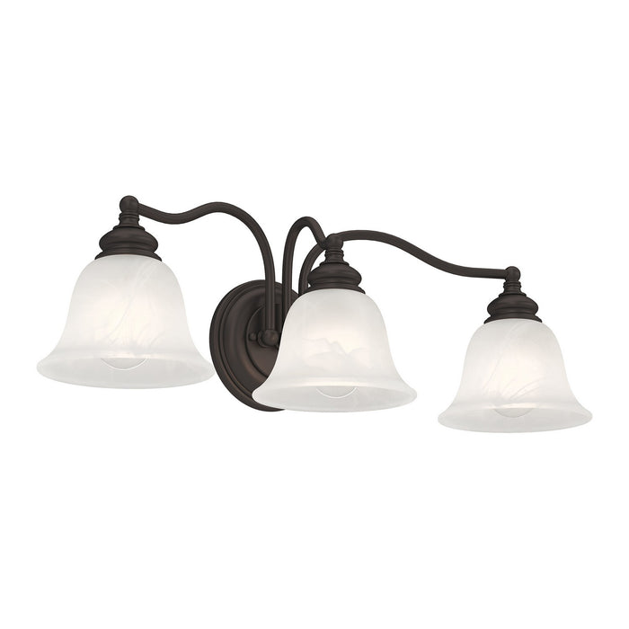 Livex Lighting - 1353-07 - Three Light Bath Vanity - Essex - Bronze