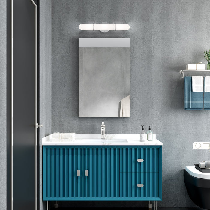 Livex Lighting - 1903-05 - Three Light Bath Vanity - Pelham - Polished Chrome