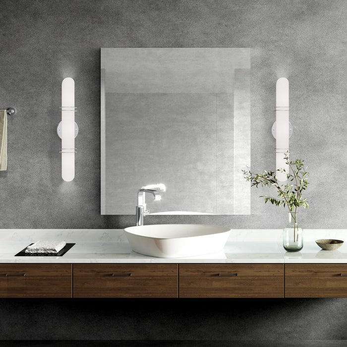 Livex Lighting - 1903-05 - Three Light Bath Vanity - Pelham - Polished Chrome