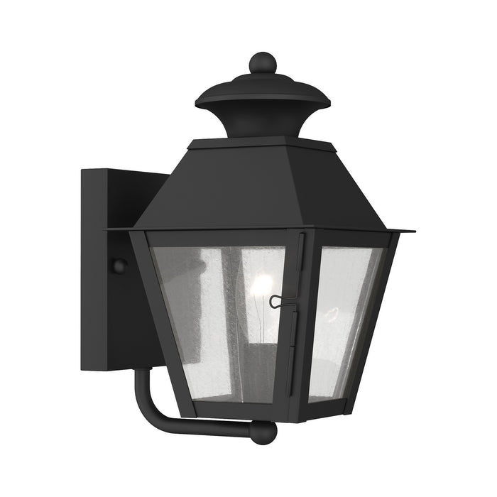 Livex Lighting - 2160-04 - One Light Outdoor Wall Lantern - Mansfield - Black