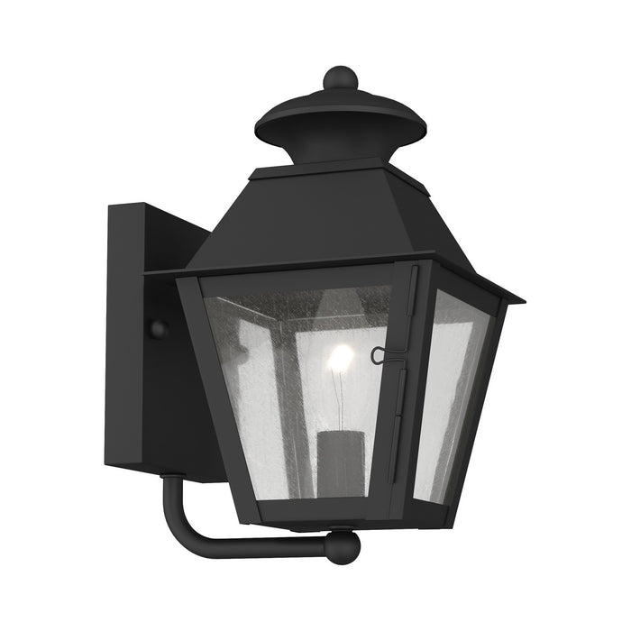 Livex Lighting - 2160-04 - One Light Outdoor Wall Lantern - Mansfield - Black