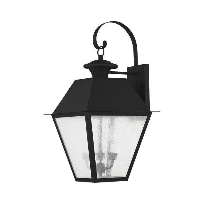 Livex Lighting - 2168-04 - Three Light Outdoor Wall Lantern - Mansfield - Black