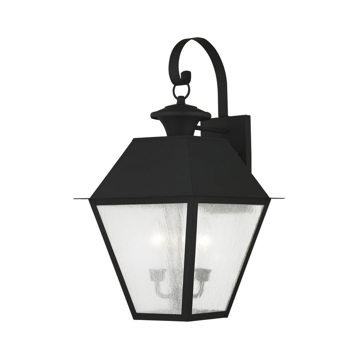 Livex Lighting - 2168-04 - Three Light Outdoor Wall Lantern - Mansfield - Black