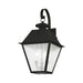 Livex Lighting - 2168-04 - Three Light Outdoor Wall Lantern - Mansfield - Black