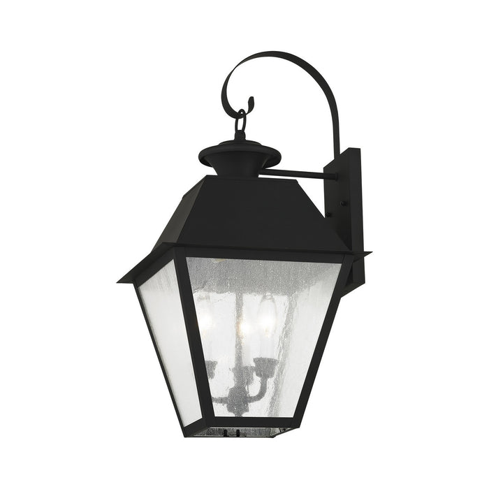Livex Lighting - 2168-04 - Three Light Outdoor Wall Lantern - Mansfield - Black