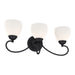 Livex Lighting - 4753-04 - Three Light Bath Vanity - Brookside - Black