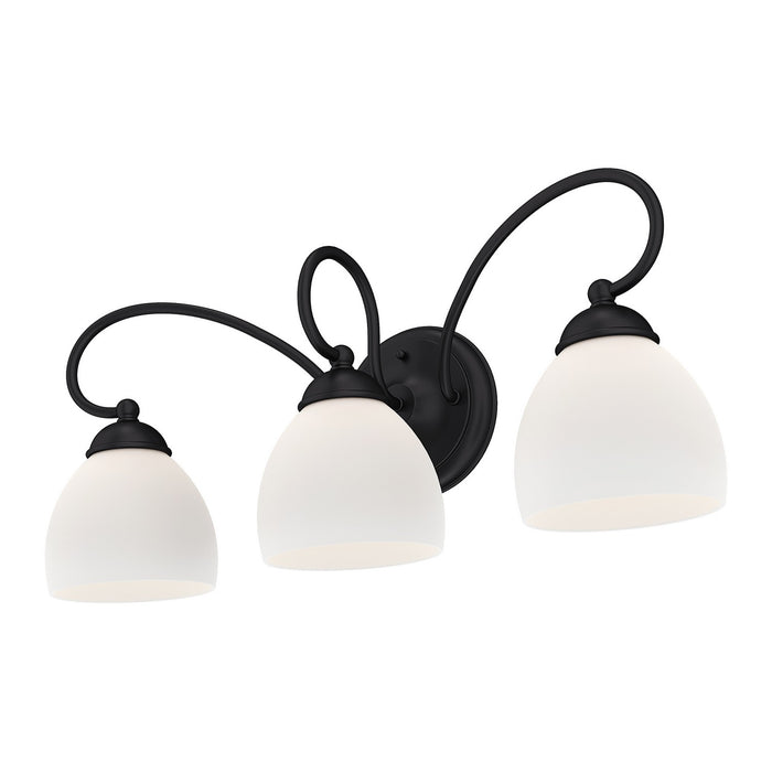 Livex Lighting - 4753-04 - Three Light Bath Vanity - Brookside - Black