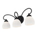 Livex Lighting - 4753-04 - Three Light Bath Vanity - Brookside - Black