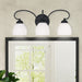 Livex Lighting - 4753-04 - Three Light Bath Vanity - Brookside - Black