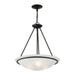 Livex Lighting - 4826-04 - Three Light Pendant - Newburgh - Black