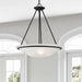 Livex Lighting - 4826-04 - Three Light Pendant - Newburgh - Black