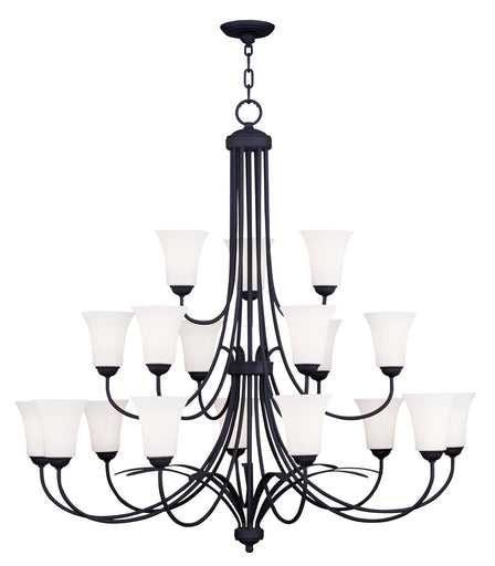 Ridgedale 18 Light Chandelier Black