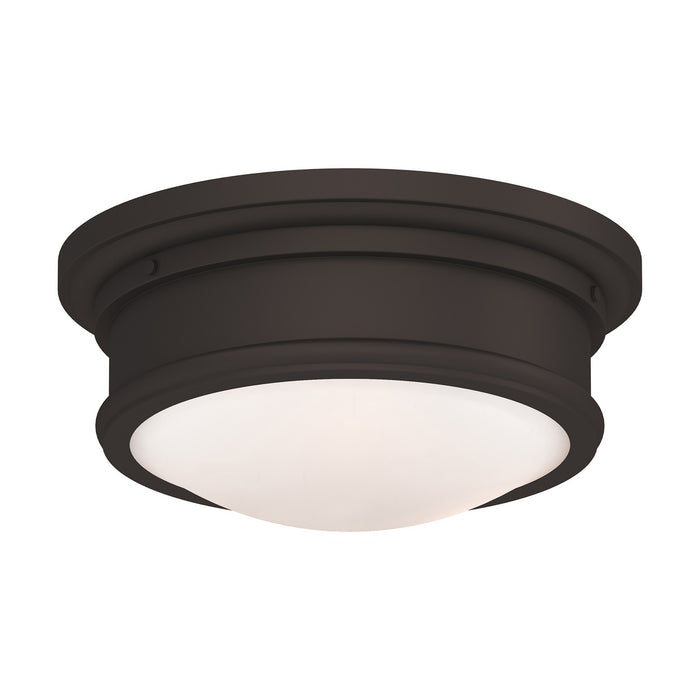 Livex Lighting - 7341-07 - Two Light Ceiling Mount - Astor - Bronze