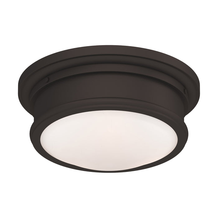 Livex Lighting - 7341-07 - Two Light Ceiling Mount - Astor - Bronze