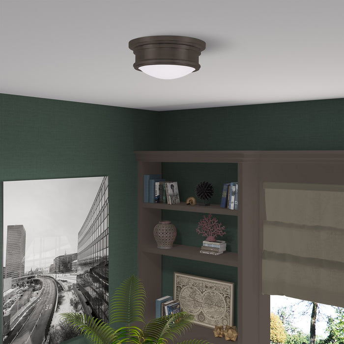 Livex Lighting - 7341-07 - Two Light Ceiling Mount - Astor - Bronze