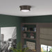 Livex Lighting - 7341-07 - Two Light Ceiling Mount - Astor - Bronze