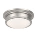 Livex Lighting - 7342-91 - Two Light Ceiling Mount - Astor - Brushed Nickel