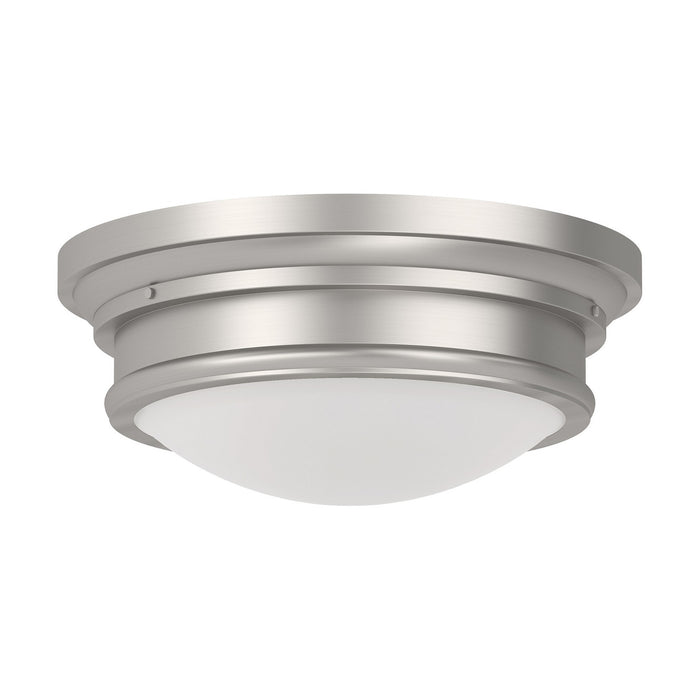 Livex Lighting - 7343-91 - Three Light Ceiling Mount - Astor - Brushed Nickel