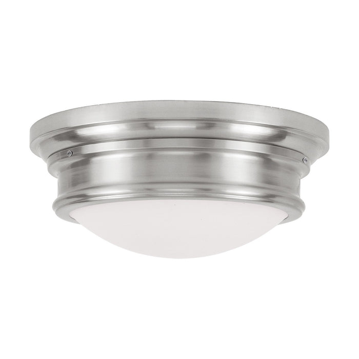 Livex Lighting - 7343-91 - Three Light Ceiling Mount - Astor - Brushed Nickel