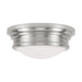 Livex Lighting - 7343-91 - Three Light Ceiling Mount - Astor - Brushed Nickel