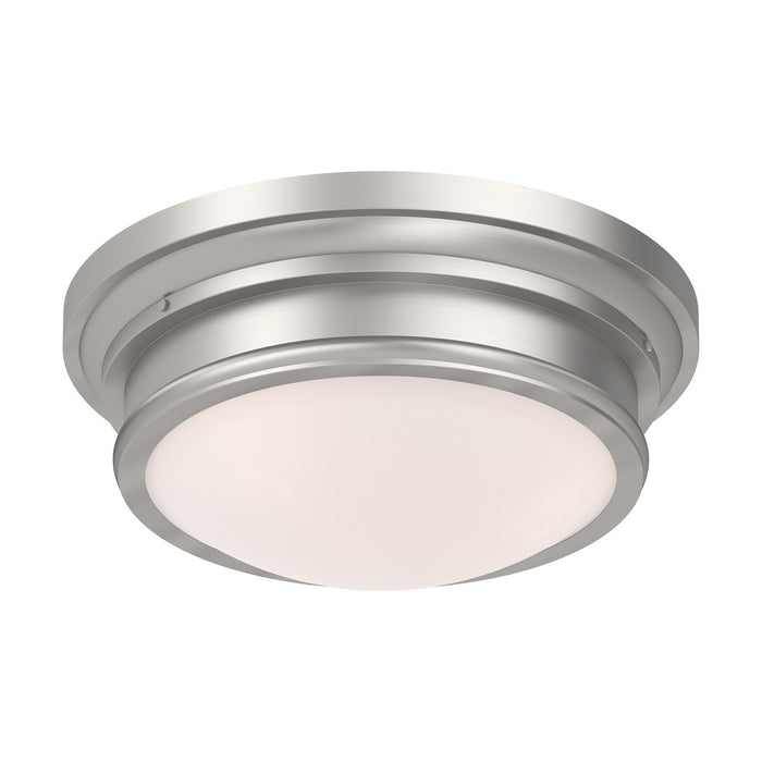 Livex Lighting - 7343-91 - Three Light Ceiling Mount - Astor - Brushed Nickel