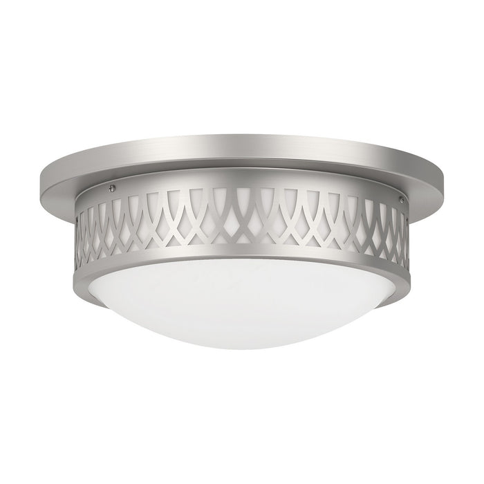 Livex Lighting - 7352-91 - Two Light Ceiling Mount - Westfield - Brushed Nickel